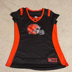 Cleveland Browns Women’s Bejewled Helmet Jersey